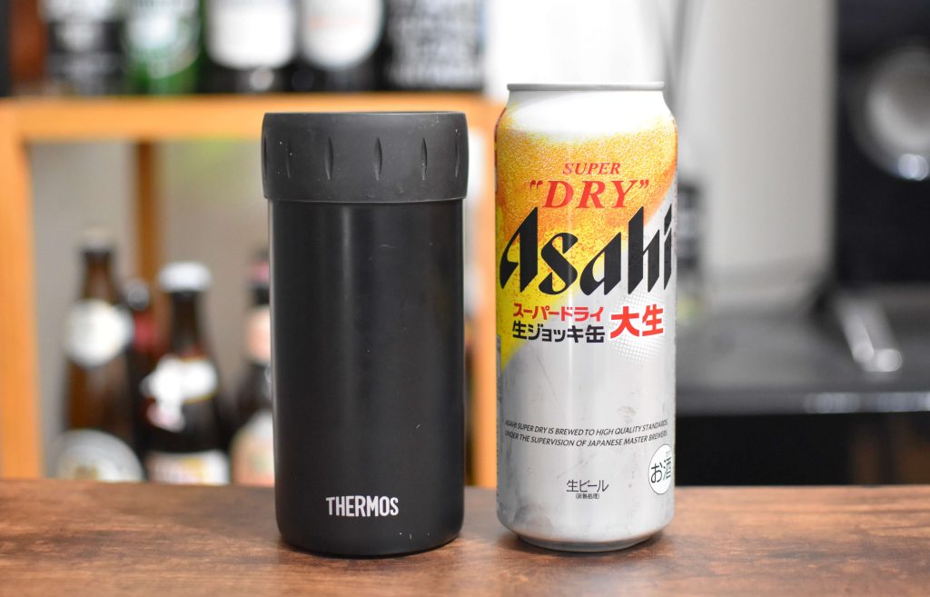 生ジョッキ缶とサーモス缶ホルダー